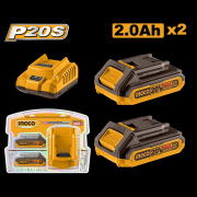 Li-ion Akü ve Şarj Cihazı Seti 20V 2.0Ah