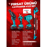 BAHÇE SETİ ŞARJLI 4 PARÇA